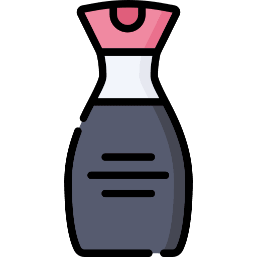 Soy sauce allergen bottle soy icon
