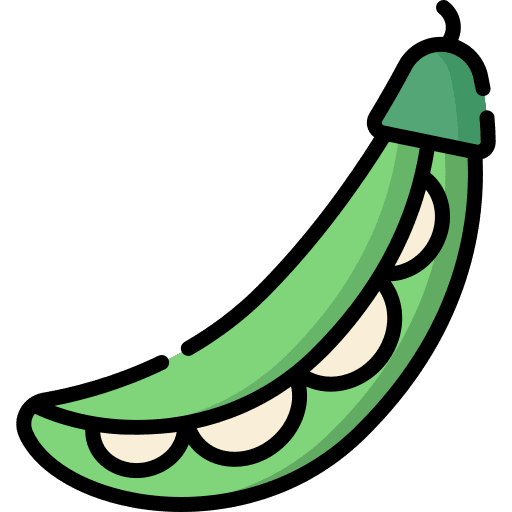 Soy vegetable allergen seed icon