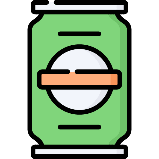 Beer can drink food beverage icon
