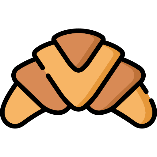 Croissant sweet allergen baked icon