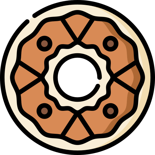 Donut pastry snack donut icon