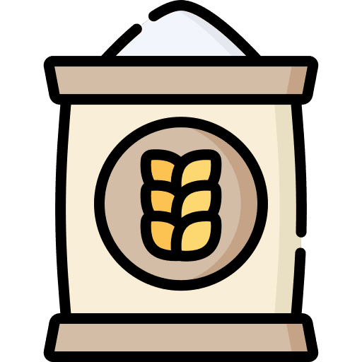 Wheat flour food and restaurant farming wheat icon