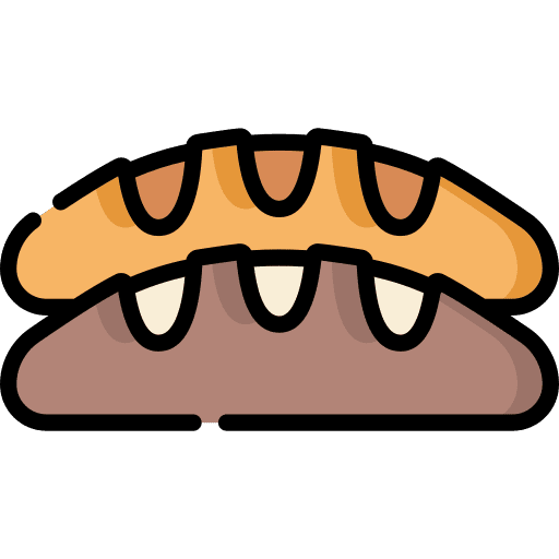 Bread allergen bakery breakfast icon