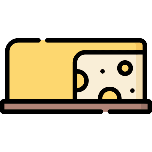 Cheese cheese piece milky icon