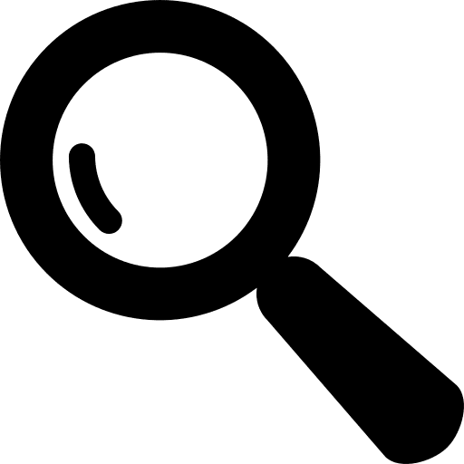 Magnifier magnification tools and utensils magnifying glass icon