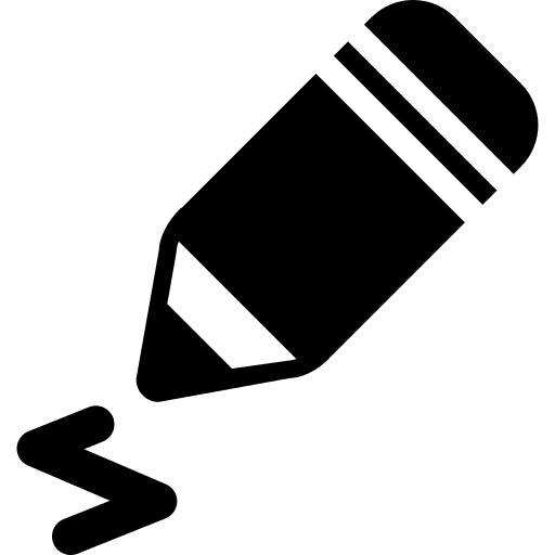 Pencil edit write symbol icon