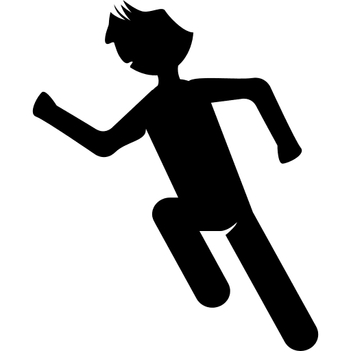 Silhouette photography person interface icon