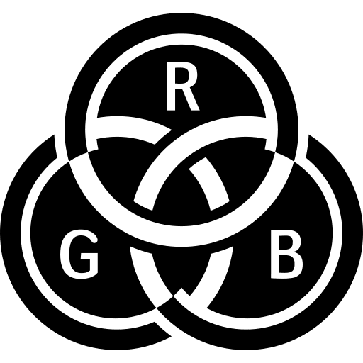 Three interface rgb three icon