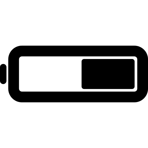 Power battery symbol status icon