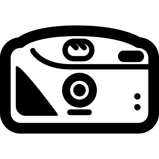 Camera frontal tool outline icon