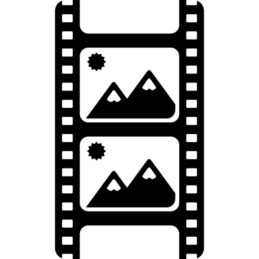 Photo photograms interface film strip icon