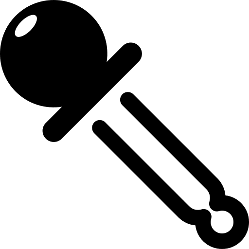 Dropper drops symbol tools icon