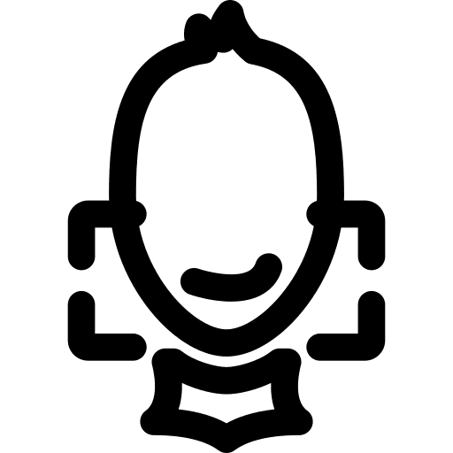 Photo interface smile face icon