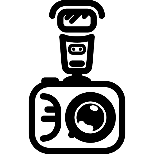 Photo flash symbol tool icon