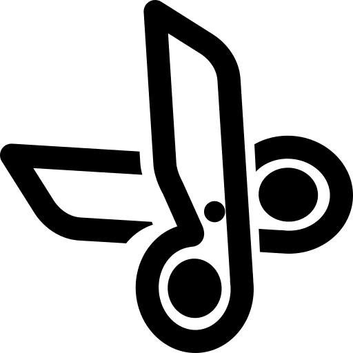 Cut cutting outline cut icon