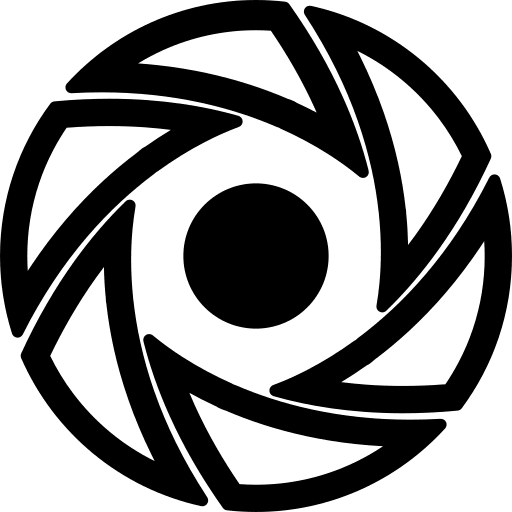 Diaphragm aperture photo icons diaphragms icon