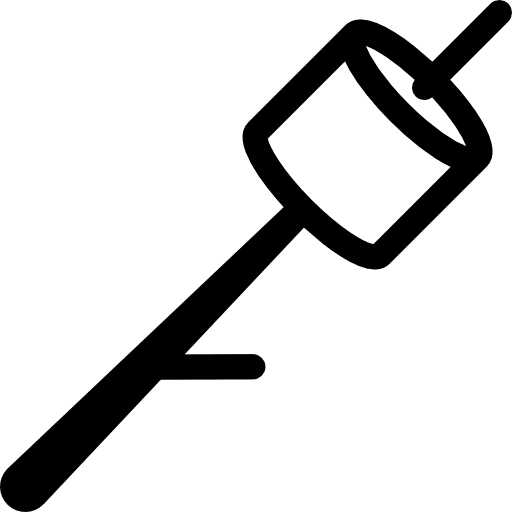 Food on branch picnic barbacue food icon Food on branch picnic barbacue food icon