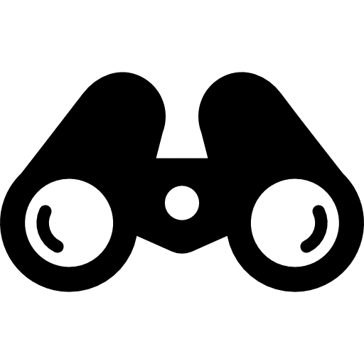 Spyglass spy see binoculars icon Spyglass spy see binoculars icon