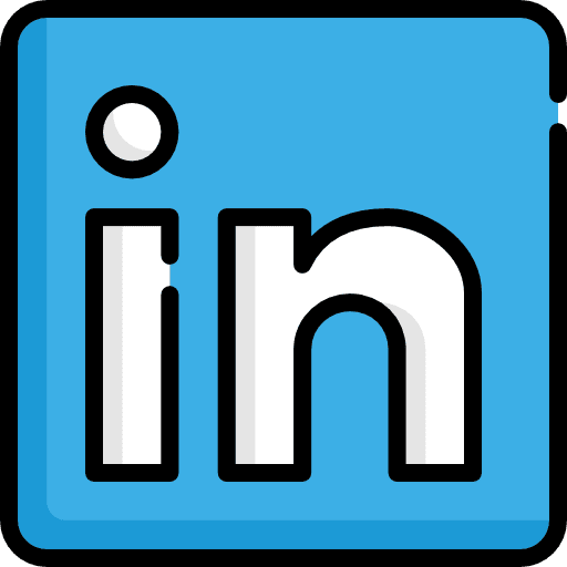 Linkedin linkedin social media in icon