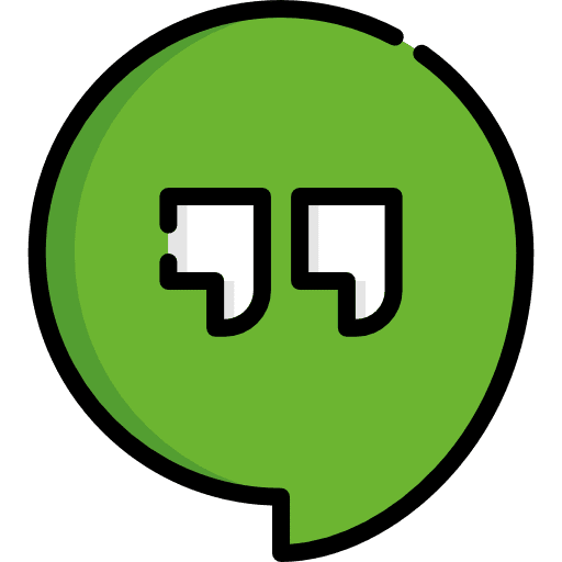 Hangouts logo social media social network icon Hangouts logo social media social network icon