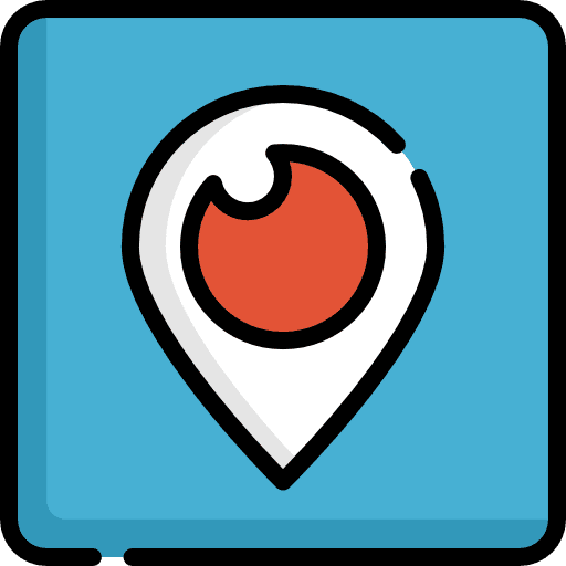 Periscope brand periscope logotype icon Periscope brand periscope logotype icon