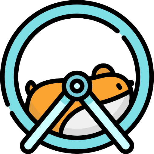 Hamster ball wheel exercise hamster ball icon