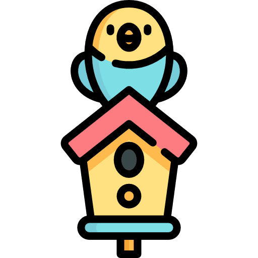 Bird bird house nature animal icon Bird bird house nature animal icon