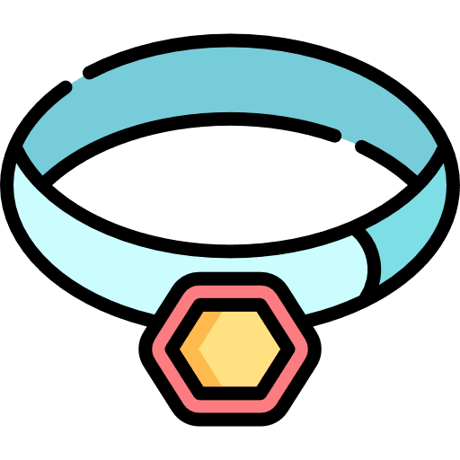 Collar pet cats dog icon Collar pet cats dog icon