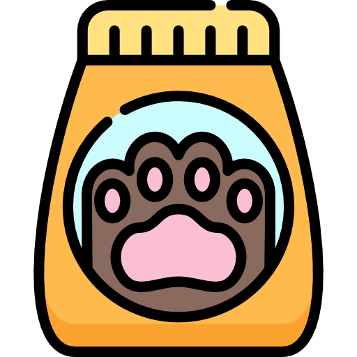 Food animals bags dog icon Food animals bags dog icon