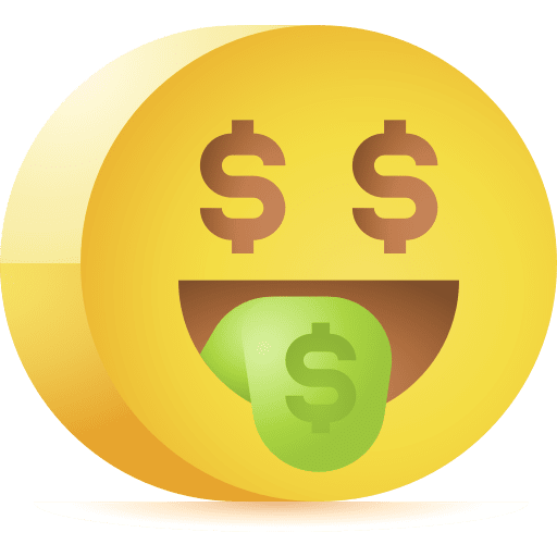 Greedy smileys feelings smiley icon Greedy smileys feelings smiley icon