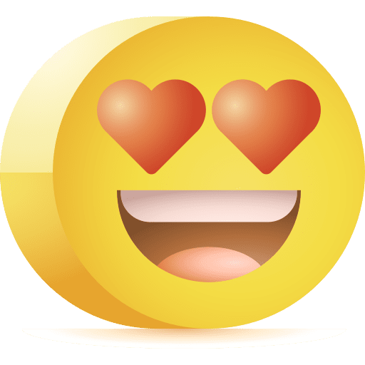 In love smileys smile emoji icon