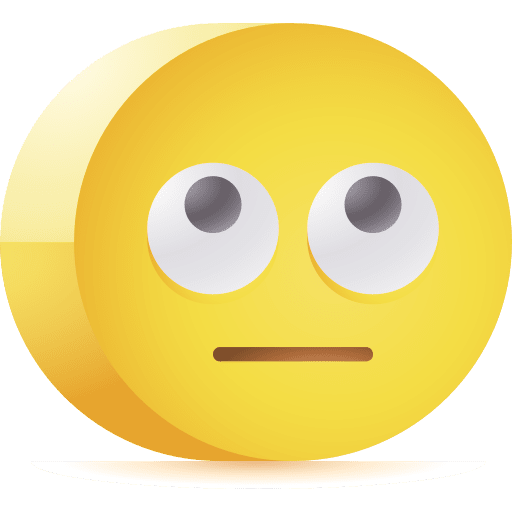 Thinking feelings emoji smiley icon Thinking feelings emoji smiley icon