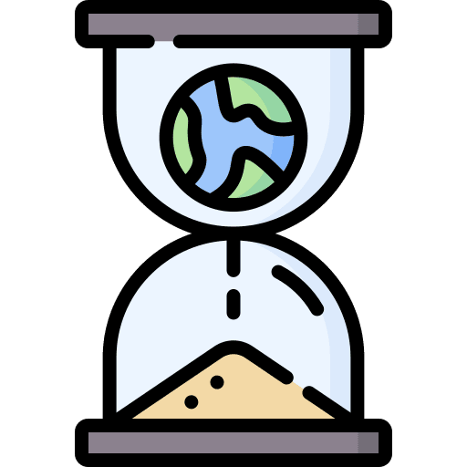 Hourglass ecology and environment world hourglass icon