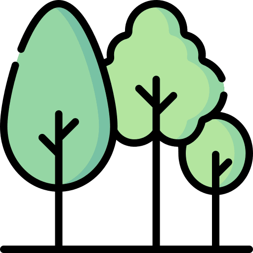 Trees landscape trees ecology and environment icon