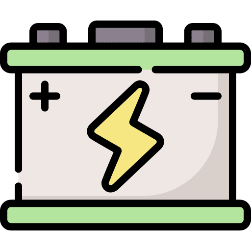 Battery ecology and environment power shock icon Battery ecology and environment power shock icon