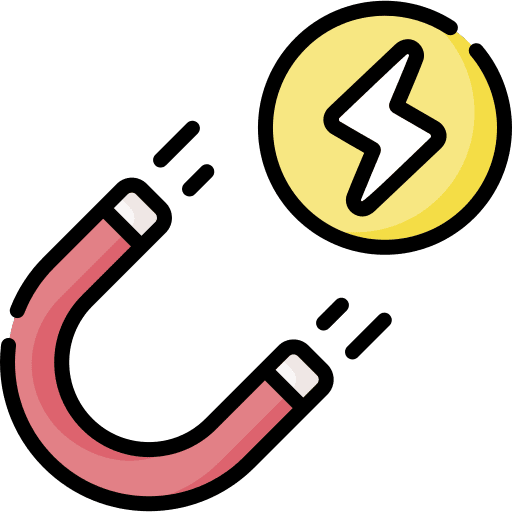 Magnet tools and utensils magnet energy icon Magnet tools and utensils magnet energy icon