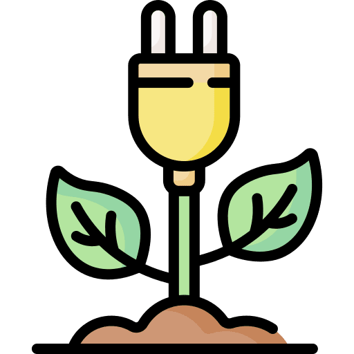 Sprout plant plug green icon Sprout plant plug green icon