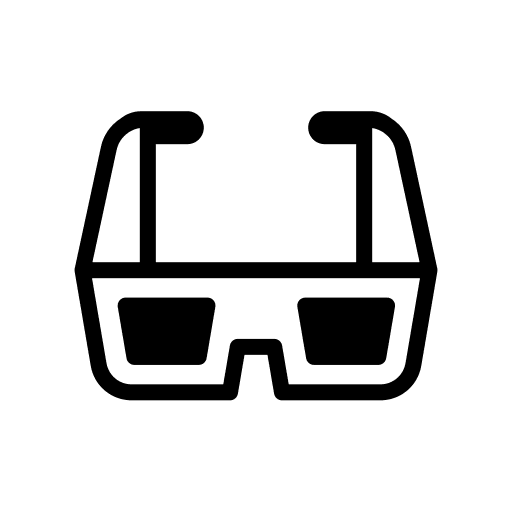 3d glasses 3d glasses stereoscopic entertainment icon