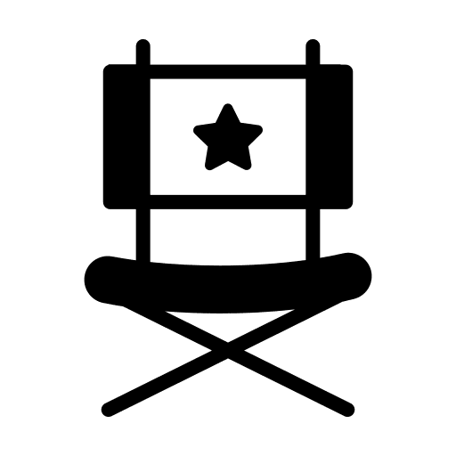 Director seat producer director icon