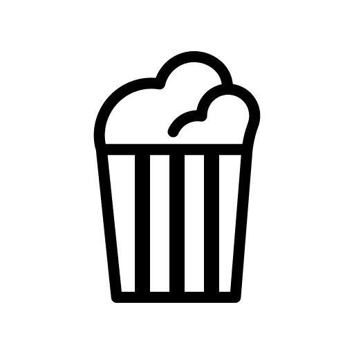 Popcorn movie watching popcorn icon Popcorn movie watching popcorn icon