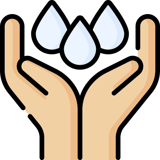 Save water green save water hand icon Save water green save water hand icon