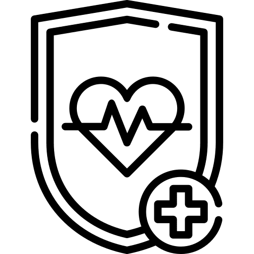 Health insurance security medical insurance cross icon