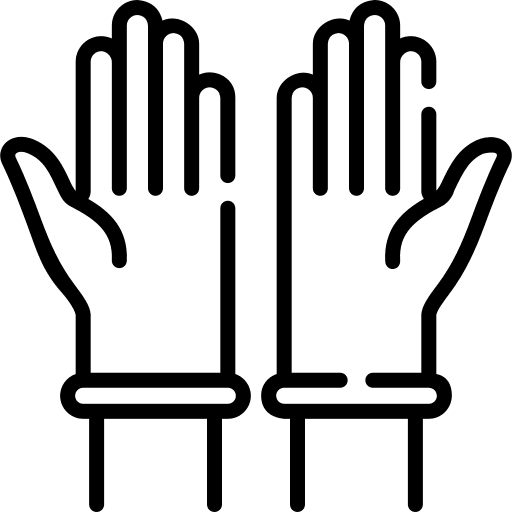 Glove latex glove security icon Glove latex glove security icon