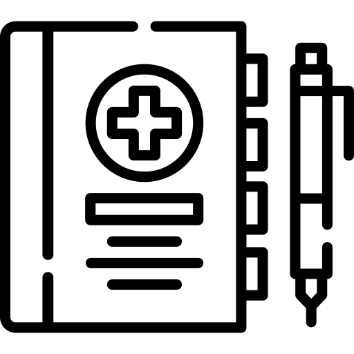Medical record health report medical result diagnosis icon Medical record health report medical result diagnosis icon
