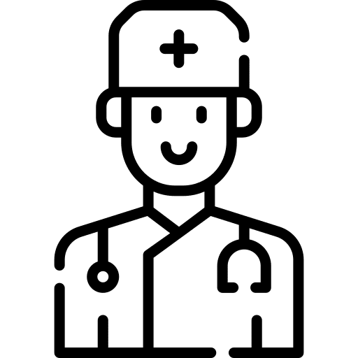 Doctor avatar stethoscope hospital icon Doctor avatar stethoscope hospital icon