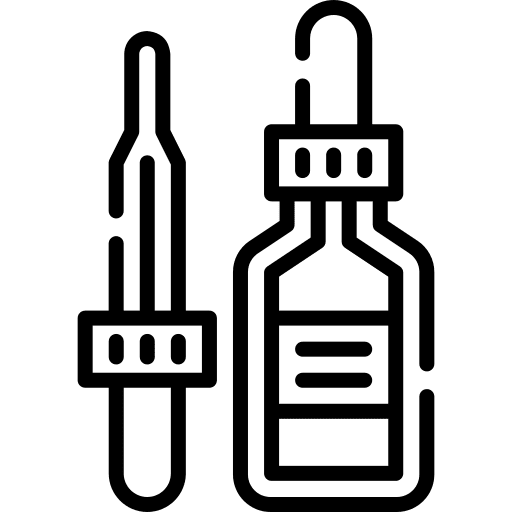 Eye dropper medication bottle dosage icon Eye dropper medication bottle dosage icon