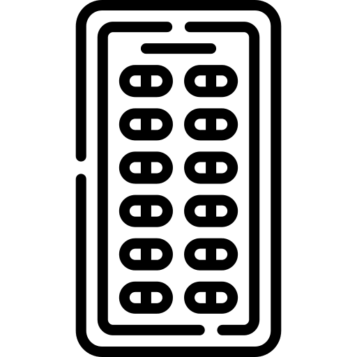 Pill drug medicine blister icon Pill drug medicine blister icon