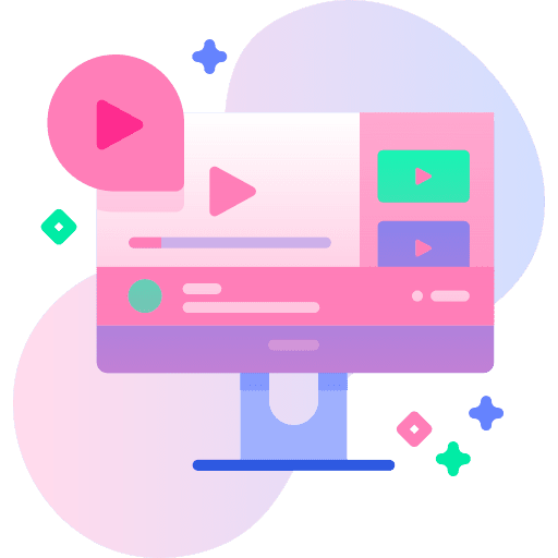 Video player online play button feed icon Video player online play button feed icon