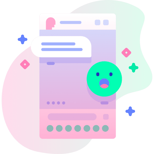 Chatting smiley social media chatting app icon Chatting smiley social media chatting app icon