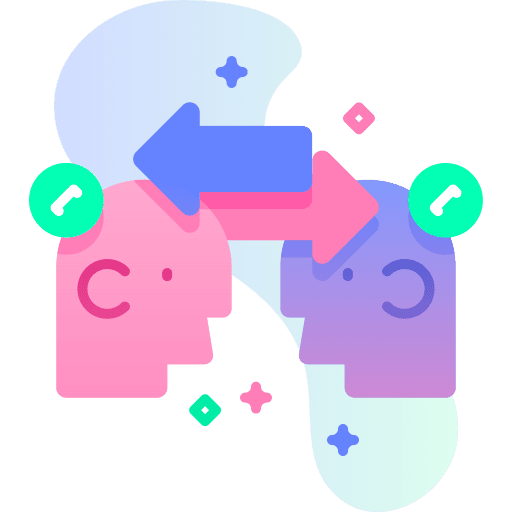 Communication people communication exchange icon Communication people communication exchange icon